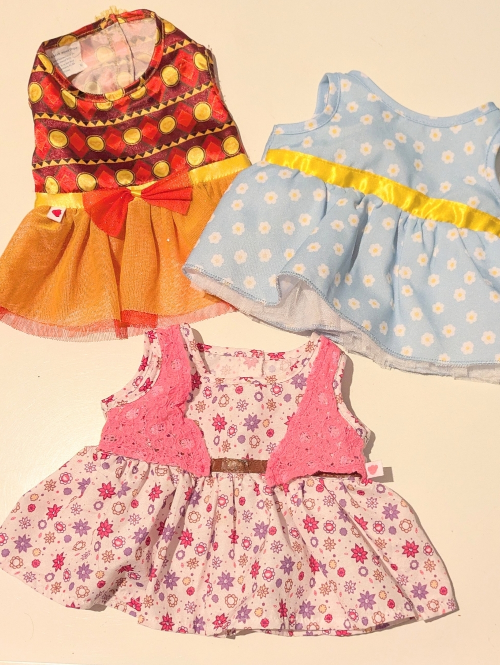BABW Build A Bear Workshop Lot All Things Summer Dresses